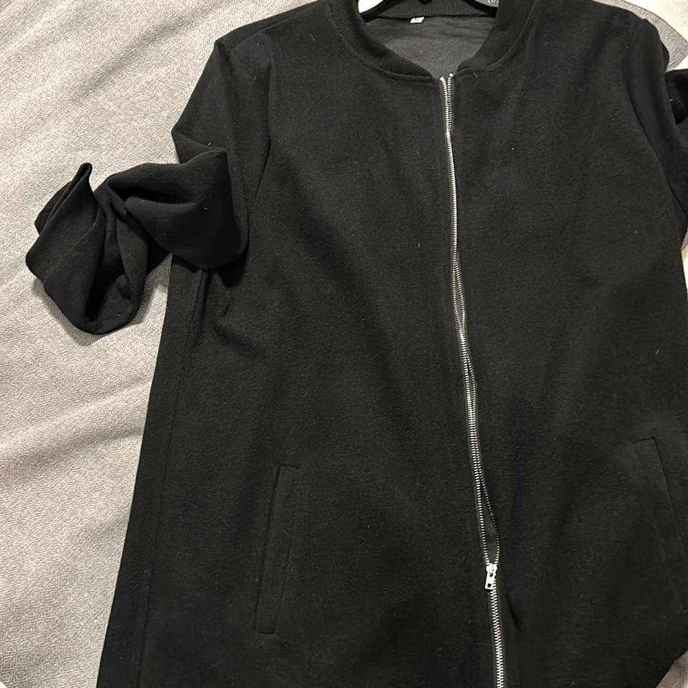 Very light fabric - zip up jacket